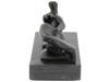 RECLINING FIGURE BRONZE SCULPTURE BY HENRY MOORE PIC-2