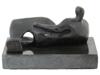 RECLINING FIGURE BRONZE SCULPTURE BY HENRY MOORE PIC-4