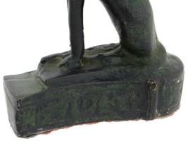 ANCIENT EGYPTIAN BRONZE CAT FIGURE 664 TO 332 BC