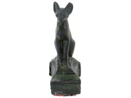 ANCIENT EGYPTIAN BRONZE CAT FIGURE 664 TO 332 BC