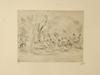 ANTIQUE BULGARIAN FRENCH ETCHING BY JULES PASCIN PIC-1