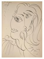 WOMAN PORTRAIT LITHOGRAPH AFTER PABLO PICASSO