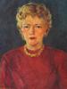 1948 AMERICAN OIL PAINTING BY RACHEL BULLEY TRUMP PIC-1