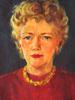 1948 AMERICAN OIL PAINTING BY RACHEL BULLEY TRUMP PIC-2