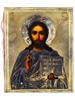 RUSSIAN ORTHODOX ICON OF JESUS IN SILVER OKLAD PIC-0