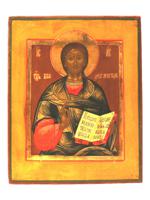 ANTIQUE RUSSIAN ORTHODOX ICON OF CHRIST ALMIGHTY