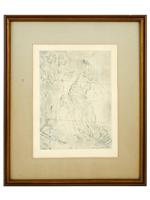 1929 FRENCH CINDERELLA ETCHING BY JULES PASCIN