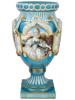 GERMAN DRESDEN PORTRAIT HAND PAINTED PORCELAIN VASE PIC-4