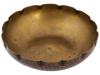 ANTIQUE JAPANESE MEIJI HAND HAMMERED BRASS BOWL MARKED PIC-1