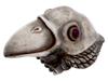 RUSSIAN SILVER GARNET CABOCHON EAGLE HEAD FIGURINE PIC-0