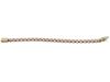 VINTAGE 14K YELLOW AND ROSE GOLD LINK BRACELET PIC-4