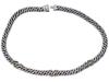 SILVER AND 18K GOLD CHAIN NECKLACE BY DAVID YURMAN PIC-1