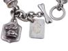 BARRY KIESELSTEIN CORD STERLING SILVER CHARM BRACELET PIC-2