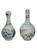 PAIR OF ANTIQUE CHINESE PORCELAIN VASES C 1900 PIC-1