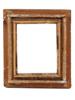 ANTIQUE HAND PAINTED GILT WOODEN PAINTING FRAME PIC-1