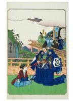 ANTIQUE JAPANESE WOODBLOCK PRINT BY UTAGAWA HIROSHIGE