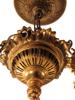 ANTIQUE FRENCH RUSSIAN BRONZE GILT SWAN CHANDELIER PIC-5