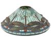 TIFFANY AND CO LEADED GLASS DRAGONFLY TABLE LAMP PIC-6