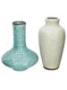 VINTAGE CHINESE CRACKLE GLAZE PORCELAIN VASES PIC-0