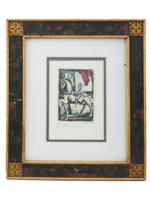 SIGNED COLORED LITHOGRAPH BY GEORGES ROUAULT 1936