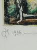 SIGNED COLORED LITHOGRAPH BY GEORGES ROUAULT 1936 PIC-2