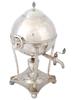 ANTIQUE ENGLISH SILVER PLATED TEA URN WITH A BURNER PIC-0