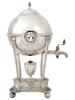 ANTIQUE ENGLISH SILVER PLATED TEA URN WITH A BURNER PIC-1