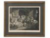 ANTIQUE ENGLISH HISTORICAL ENGRAVING BY FRANCIS WHEATLEY PIC-0