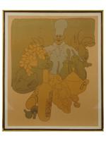 AMERICAN RESTAURANT COLOR POSTER BY ISADORE SELTZER