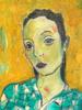 AMERICAN FEMALE PORTRAIT OIL PAINTING BY ALICE NEEL PIC-2