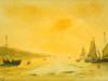 MID CENTURY SEASCAPE OIL PAINTING BY M. BOGAERTS PIC-1