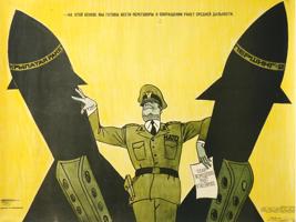 SOVIET PROPAGANDA POSTER BY JOSEPH EFIMOVSKY 1981