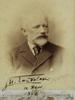 ANTIQUE RUSSIAN PHOTO TCHAIKOVSKY WITH AUTOGRAPH PIC-2