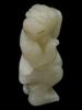 CHINESE CARVED WHITE JADE AMULET FIGURINE OF PIG PIC-0