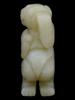 CHINESE CARVED WHITE JADE AMULET FIGURINE OF PIG PIC-1