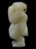 CHINESE CARVED WHITE JADE AMULET FIGURINE OF PIG PIC-3