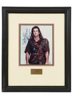 ORIGINAL AUTOGRAPH OF MEL GIBSON BRAVEHEART W COA