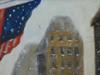 ATTR TO GUY WIGGINS NEW YORK CITYSCAPE OIL PAINTING PIC-2