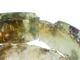 ANCIENT 2ND C AD ROMAN IRIDESCENT GLASS BOWL