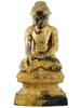 ANTIQUE BURMA GILTWOOD BUDDHA SHRINE FIGURE PIC-0