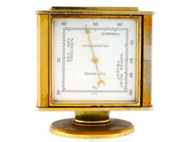 VINTAGE TIFFANY AND CO DESKTOP WEATHER STATION