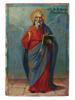 ANTIQUE GREEK ORTHODOX HAND PAINTED ST ANDREW ICON PIC-0