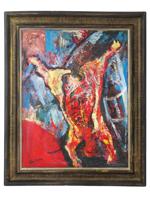 RUSSIAN PARISIAN SCHOOL OIL PAINTING BY CHAIM SOUTINE