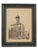 RUSSIAN CHURCH INK PAINTING BY KONSTANTIN YUON PIC-0