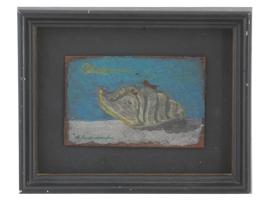 AMERICAN SEASHELL OIL PAINTING BY GERTRUDE ABERCROMBIE