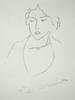 FRENCH FEMALE PORTRAIT ETCHING AFTER HENRI MATISSE PIC-1