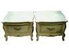 ANTIQUE FRENCH SHABBY CHIC WOODEN SIDE END TABLES PIC-1