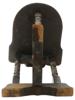 19TH CENTURY ANTIQUE SPANISH CARVED WOOD BOOT STOOL PIC-5