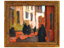 FRENCH EXPRESSIONIST OIL PAINTING BY BERNARD LAMOTTE