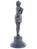 ART DECO FRENCH BRONZE DANCER FIGURE BY ARMAND GODARD PIC-3